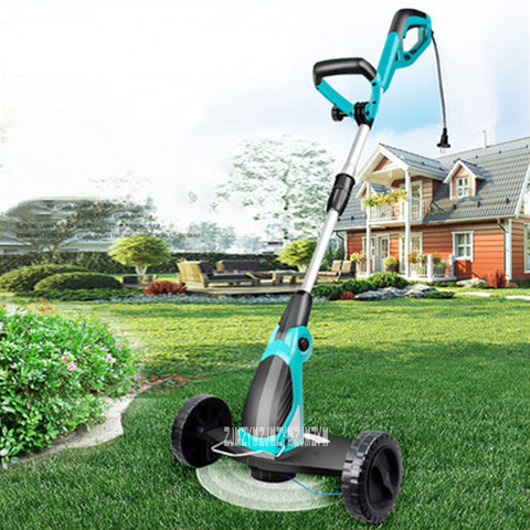 GT650 Electric Lawn Mower Gardening Mowing Tools Grass Trimmer Household Adjustable Handles Lawn Mower 220V 650W 9000RPM 330mm ► Photo 1/6