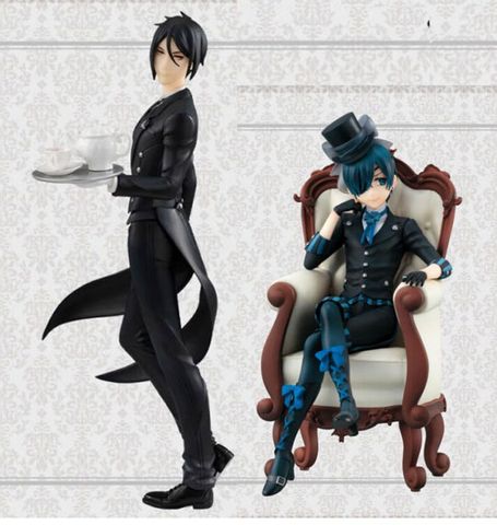 anime  Black Butler Sebastian Michaelis Ciel PhantomhiveCiel Book of Murder Atlantic pvc figure toy doll model gift ► Photo 1/3