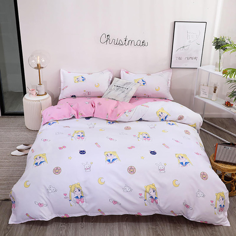 Thumbedding Sailor Moon Bedding Set For, Moon Duvet Cover Single Bed