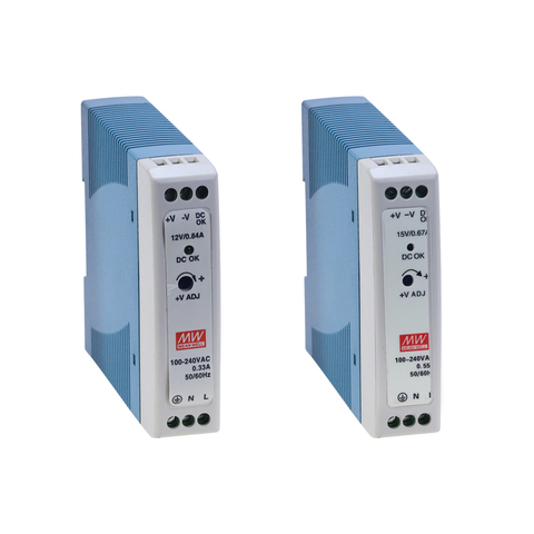 MDR-10 10W Single Output 5V 12V 15V 24V Din Rail Switching Power Supply AC/DC ► Photo 1/6