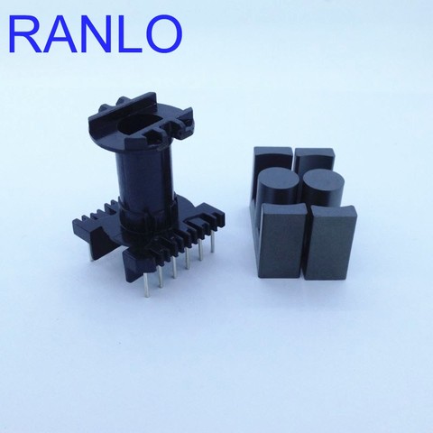 EC3501 ER35 vertical 6+6pin transformer frame bobbin skeleton soft ferrite core N87 PC40  ► Photo 1/6