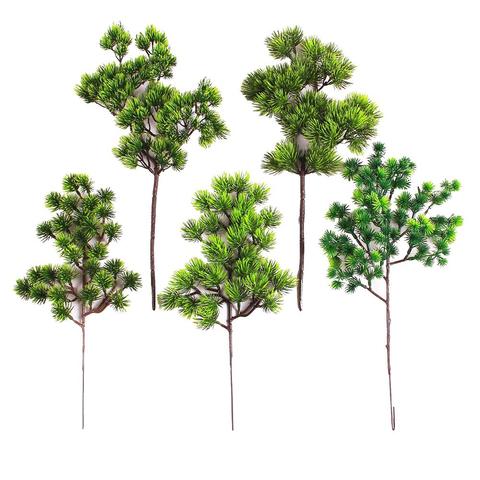 1Pc Plastic Fake Artificial Pine Cypress Plant Bonsai Garden Home Office Decor ► Photo 1/6