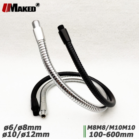 2pc Dia6/8/10/12mm LED Gooseneck 10 20 30 40 60CM Desk Lamp Soft light Flexible Hose LED Tube Table lamp holder light Metal Pipe ► Photo 1/6