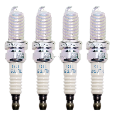 4x 12290-RBJ-003 Dual Iridium Spark Plug DILFR6F11G fit for Honda Insight Jazz Fit 1.3 Hybrid Civic IX 1.5 Hybrid 12290-RW0-003 ► Photo 1/5