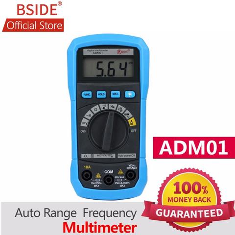 BSIDE Mini Digital Multimeter ADM01 Multifunction AC/DC Voltage Current Temperature Resistance Capacitance Pocket Tester ► Photo 1/3