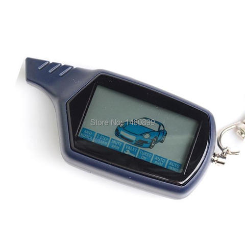 B6 2-way LCD Remote Control Key Fob Chain For Russian Vehicle Security Two way Car Alarm System Twage Starline B6 ► Photo 1/4