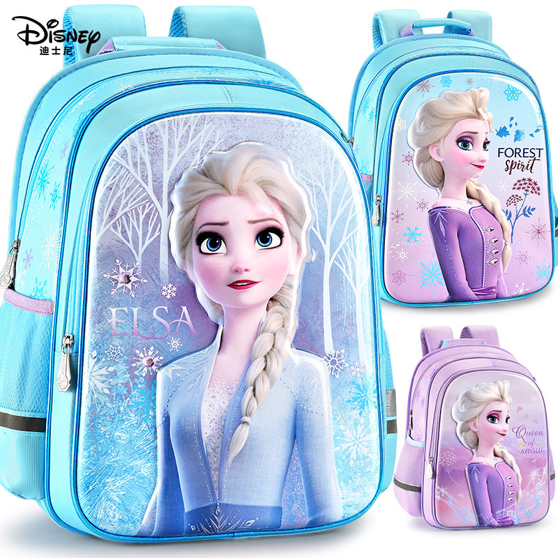 Disney Frozen Cartoon children Elsa Anna Student thermos Bag Box Shoulder  Messenger Picnic bag Pack Lunch