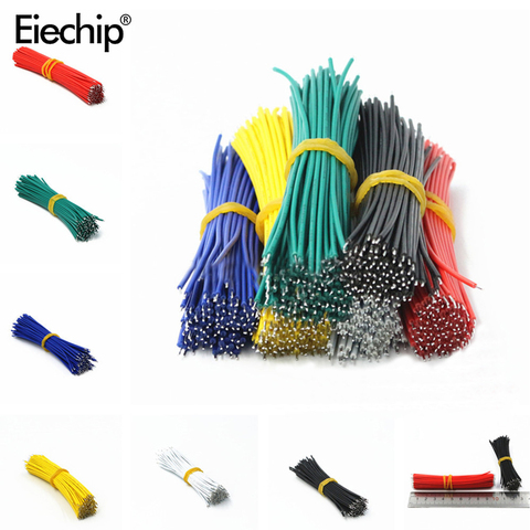 120PCS 24AWG Tin-Plated Breadboard PCB Solder Cable 24AWG 8cm Fly Jumper Wire Tin Conductor Wires diy electronic Connector Wire ► Photo 1/4