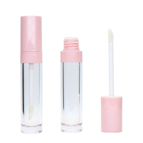 6.5ml Pink lip gloss tubes containers Empty Refillable lipgloss tube Lip Balm Glaze Sample travel Bottle Cosmetics Accessories ► Photo 1/6