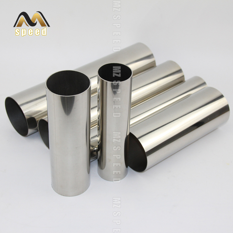 Free shipping Car styling 38mm 51mm 63mm 76mm Exhaust pipe muffler tail pipe 304 stainless steel welding material ► Photo 1/6