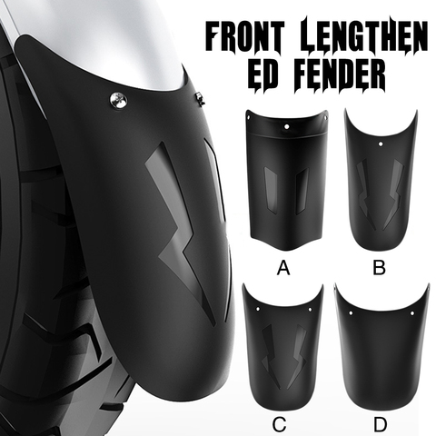 Motorcycle Lengthen Front Fender Rear and Front Wheel Extension Fender Mudguard Splash Guard For Motorcycle ► Photo 1/6