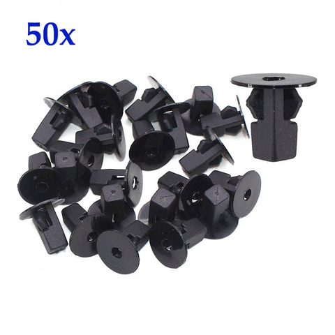 50pcs Car Fender Liner Screw Grommets Fastener Clips for Toyota Yaris Previa 4Runner Avalon Camry Celica Corolla FJ Land Cruiser ► Photo 1/6