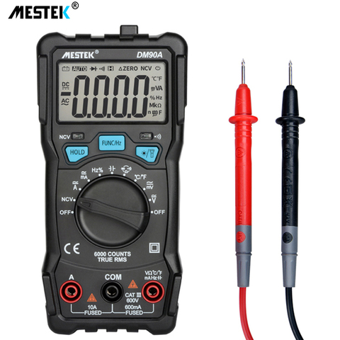 Digital Multimeter 6000 Counts High Speed Auto Range Tester Intelligent NCV True RMS Temperature Universal Multimetro auto range ► Photo 1/6