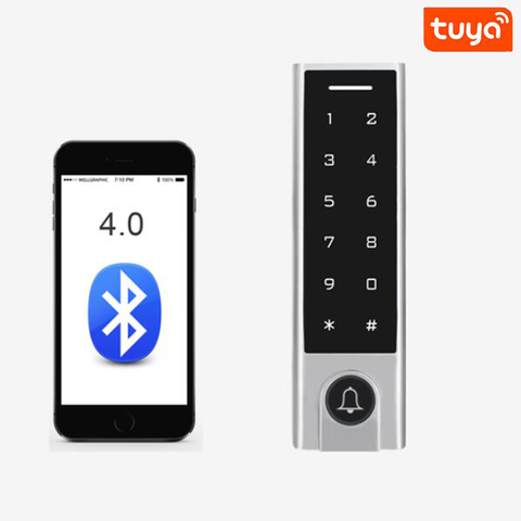 Bluetooth Tuya App Access Controller IP66 Waterproof 125Khz RFID Access Control Add Delete Users by APP 1000 User 100 App User ► Photo 1/6