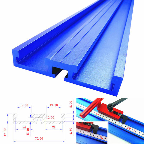 600-1200mm 70 Type Miter Track T-track Stop Sliding Brackets T-Slot Aluminium Profile Woodworking workbench DIY Accessories ► Photo 1/6