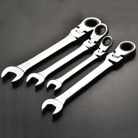 Flexible Head Combination Ratchet  Wrench Dual-use Ratchet Wrench  tools ► Photo 1/6