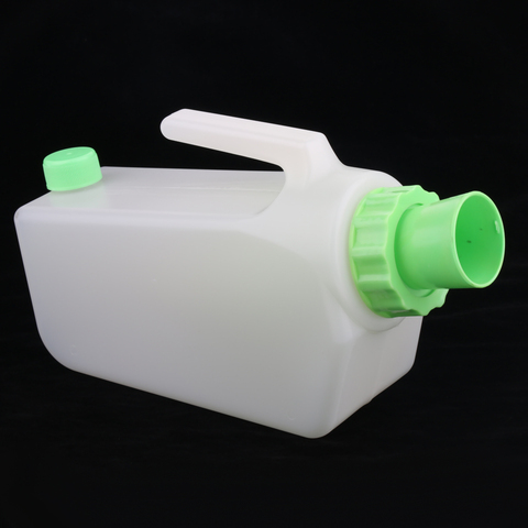 Patients Reusable Male Pee Urinal Bottle, Plastic Night Drainage Container Collector for Old Man ► Photo 1/6