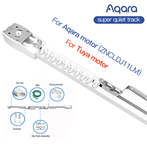 Aqara motor custom track Smart Curtain Track Electric Curtain Rail Control System for Aqara motor Tuya motor ► Photo 1/6