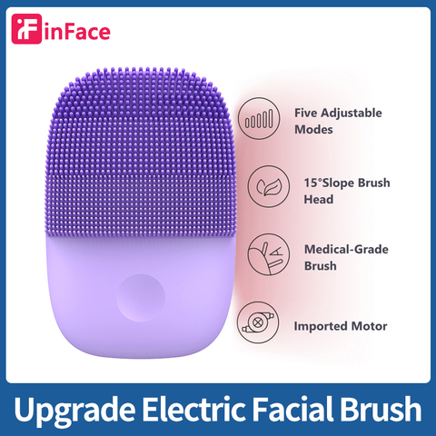 Upgraded Inface Electric Sonic Facial Cleansing Brush Deep Cleansing Face Brush Upgrade Version Face Cleansing ► Photo 1/6