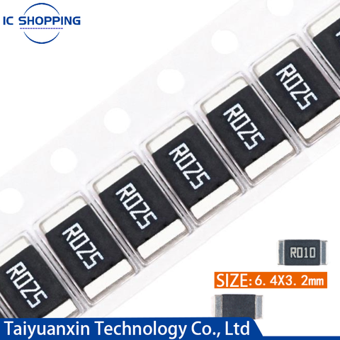 50PCS 2512 SMD Alloy Resistor Sampling Resistor 1% 2W R001 R002 R003 R004 R005 R006 R007 R008 R009 R010 R012 R015 R020 R025 R030 ► Photo 1/1