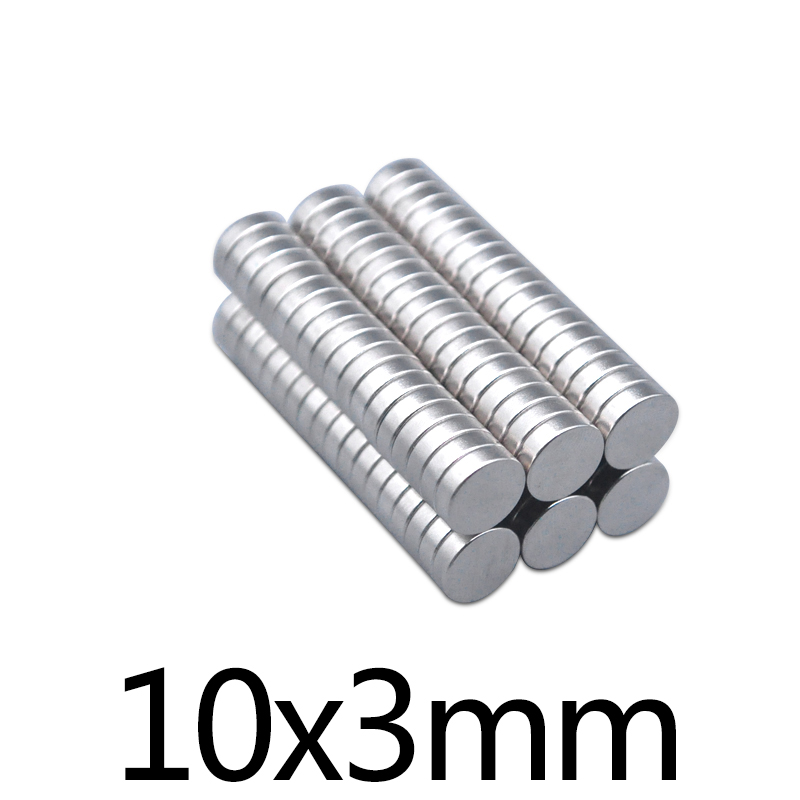 100pcs Neodymium Disc Mini 8mm X 3mm Rare Earth N50 Strong Magnets Craft Models 