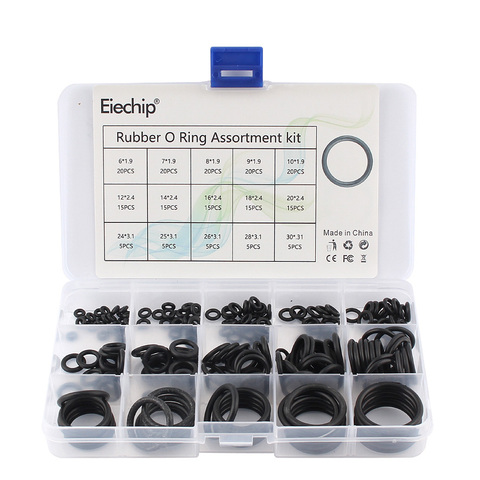 O Ring Assortment Kit, Rubber Washer Orings 740PCS 1200PCS Nitrile