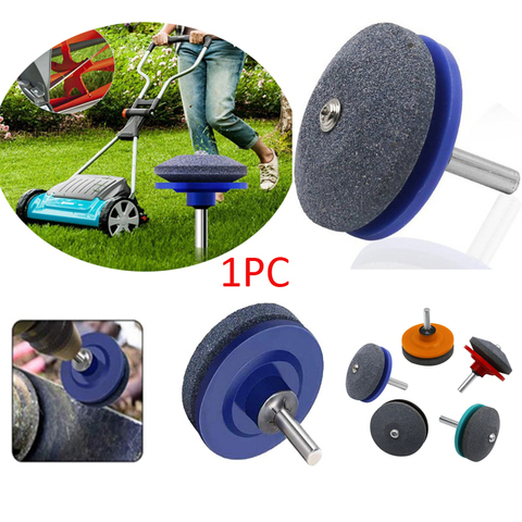 GOUGU Lawn Mower Sharpener Lawnmower Blade Universal Sharpener Grinding Wheel Rotary Drill Cuts 50mm 1PC ► Photo 1/6