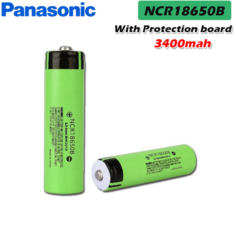 100% New Original NCR18650B 3.7 v 3400mah 18650 Lithium Rechargeable Battery  For Flashlight batteries - AliExpress