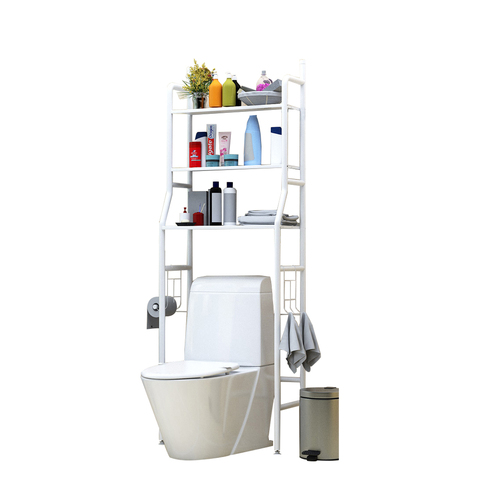 Toilet rack shelf washing machine rack bathroom shelf kitchen rack bathroom saving space shelf ► Photo 1/4