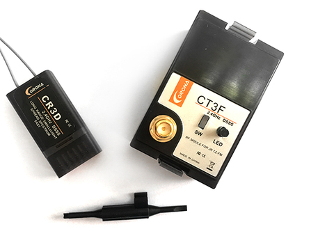 Corona 2.4GHz Radio Control CT3F RF Module &CR3D receiver DSSS FUTABA 3PK HITEC ► Photo 1/3