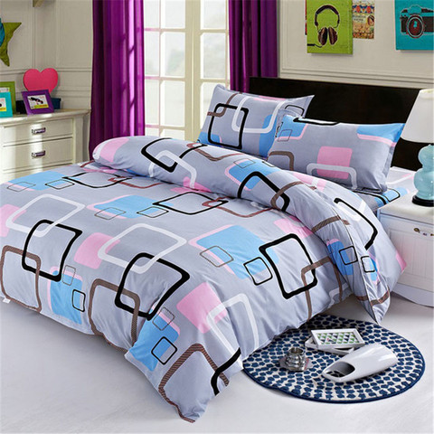 Simple Home Textile Bedding Multi-size Sheet Duvet Cover Pillowcase Single Piece Bedding Single Person Double Quilt Cover ► Photo 1/6