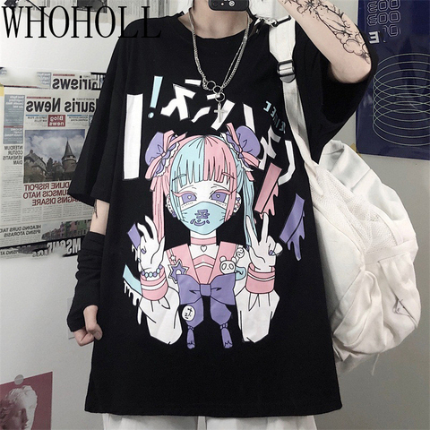 Summer Goth Sexy Female Tee Aesthetic Loose Women T-shirt Punk Dark Grunge  Streetwear Ladies Top Gothic Tshirts Harajuku Clothes - T-shirts -  AliExpress
