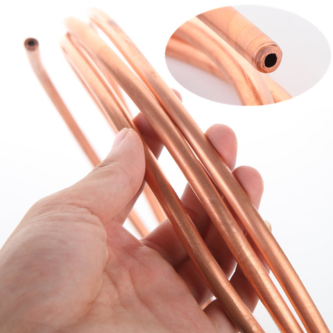 Copper Coil 2/3/4/6/8/10/12/16/19mm Copper Tube Air Conditioning Copper Tube 99.9% T2 Soft Copper Tube ► Photo 1/4