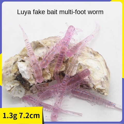 10PCS/lot Soft polypod Larva Lures 1.3g/7.2cm Swimbait Jigging SilicaGel Wobblers Lures Fishing Worm Silicone Bass Pike Minnow ► Photo 1/6