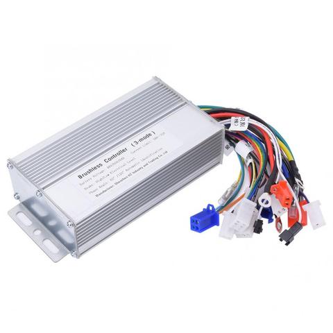 48V 60V 64V 1000W-1500W E-bike Brushless Speed Motor Controller Electric Bicycle Electric Scooter 12 Tube Sine  Controller ► Photo 1/6
