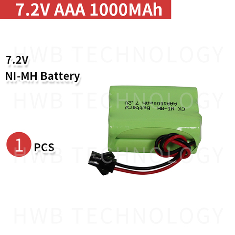 1 PCS/lot KX Original New Ni-MH AAA 7.2V 800mAh Ni-MH Rechargeable Battery Pack With Plugs Free Shipping ► Photo 1/3