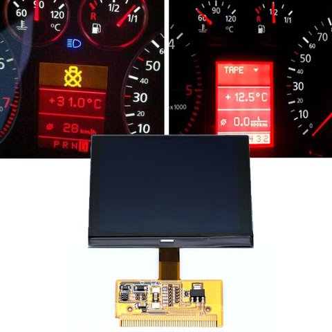 For audi a6 c5 LCD Display A3 S3 S4 S6  VDO display for Audi VDO LCD cluster in stock now digital dashboard pixel repair ► Photo 1/6