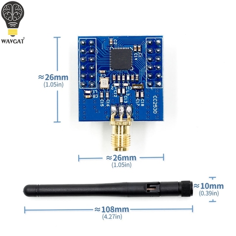 Zigbee CC2530 Zigbee Module UART Wireless Core Board Development Board CC2530F256 Serial Port Wireless Module 2.4GHz ► Photo 1/6