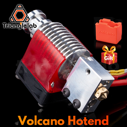 Trianglelab v6 Volcano hotend 12V/24V remote Bowen print J-head Hotend and cooling fan bracket for E3D HOTEND for PT100 ► Photo 1/6