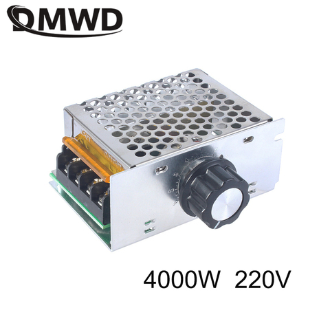 1PC 4000W 220V High Power Voltage Regulators SCR Speed Controller Electronic Voltage Regulator Governor Thermostat free shipping ► Photo 1/6