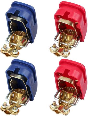 Universal 2pcs 12V Quick Release Battery Terminals Clamps for Car Caravan Boat Motorcycle Car-styling ► Photo 1/5