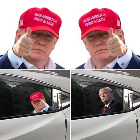 32X25cm Car Sticker For US Presidential Election Trump Biden Decal Sticker Waterproof Window Stickers Car Bumper Decoration Deca ► Photo 1/6