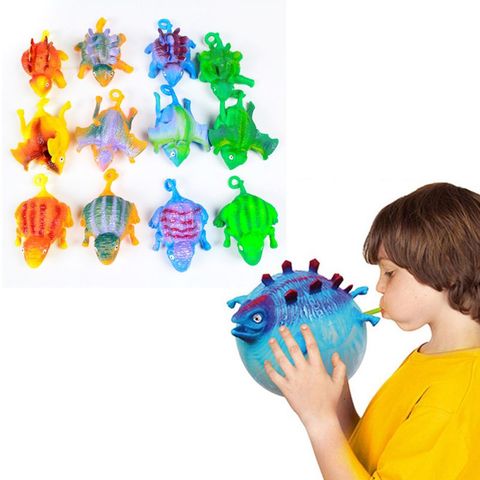 Inflatable Animal Balloon Squeeze Ball Children Funny Blowing Animals Toys dinosaur Anxiety Stress Relief Kids  Gift 1pc ► Photo 1/6