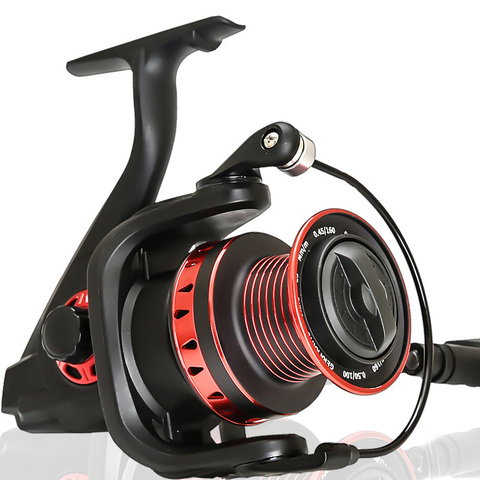 Buy Online Sea Fishing Reel Spinning Carp Fishing Metal Spool Reel Catfish Fish Spinning Surfcasting Reel 8000 Alitools
