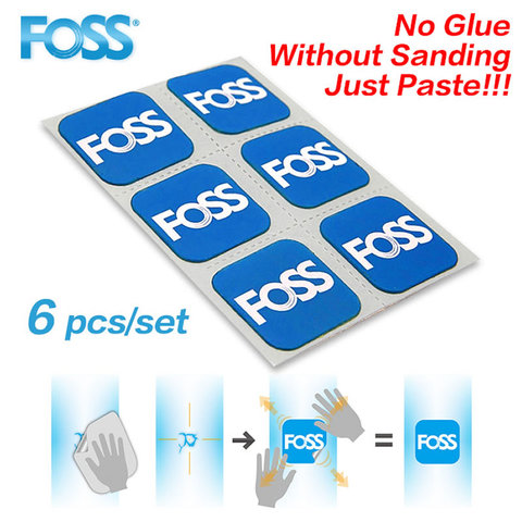 FOSS 6pcs/Set Bicycle Tire Patch Repair Tool MTB Road Bike Tube Repair Pad Tool Inner parches bicicleta Bicycle Repairing Tool ► Photo 1/6