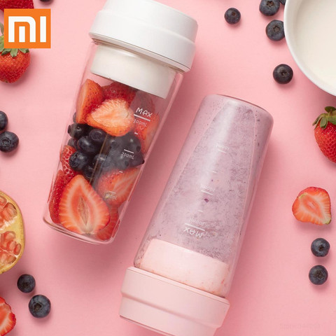 Xiaomi 17PIN Star Fruit Cup Portable Juicer Mixer 400ML Mini Blender For Fruit Food Magnetic Charging 30 S's Quick Juice ► Photo 1/6