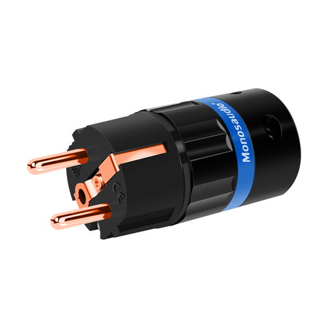 Monosaudio E104/F104 Pure Copper EU Version Power Plug European Male Connector Schuko supply Cable Jack+IEC Female Plug ► Photo 1/6