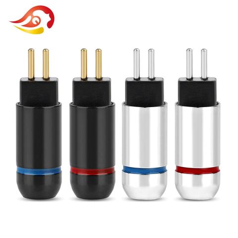 QYFANG 0.78mm Earphone Pins Audio Jack Rhodium Plated Plug For W4R UM3X UE11 UE18 JH13 JH16 Headset Wire Connector Metal Adapter ► Photo 1/6