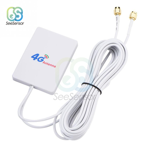 3G 4G LTE Router Modem Aerial External Antenna with TS9 / CRC9 / SMA Connector Cable 3 Meter ► Photo 1/6