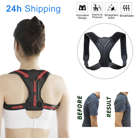 2022 Fashion Adjustable Posture Corrector Brace Clavicle Back Support Shoulder Pain Relief Posture Trainer Spine Posture Support ► Photo 1/6